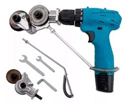 Extensor Furadeira Adaptador Para Corte De Metal Chapa Serra