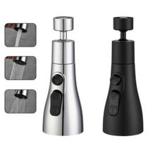 Extensor Giratório p/Torneira 3 Jatos Bico Aerador Gira 360 - Top House Extensor Giratório p/Torneira 3 Jatos Bico Aerador Gira 360 - Top House
