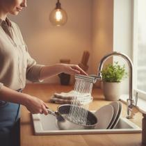 Extensor Giratório para Torneira 360 Graus Ajustável Metal Cromado Econômico Água