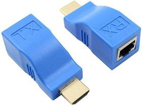Extensor HDMI 01 Porta Full HD até 30 Metros via Cabo de Rede Cat6e/6 TOMATE
