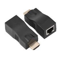 Extensor HDMI 143, 2 peças, transmissor TX, receptor RX, 30 m