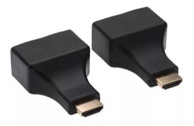 Extensor Hdmi 3D 30 Metros Via Cabo De Rede Utp Rj45 Cat5E/6