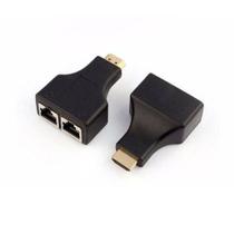 Extensor Hdmi 3d 30 Metros Via Cabo De Rede Utp Rj45 Cat5e/6