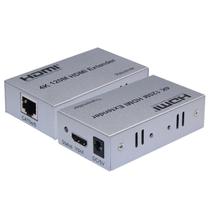 Extensor Hdmi 4K 80M Conversor Via Cabo De Rede Cat 5/6