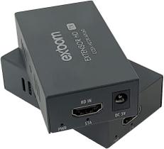 Extensor Hdmi 60Metros 3D Cat5/Cat6 Via Cabo Rede Rj45 1080P