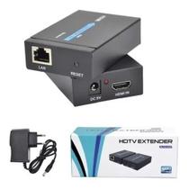 Extensor Hdmi 60metros 3d Cat5/cat6 Via Cabo Rede Rj45 1080p Extensor Hdmi 60metros 3d Cat5/cat6 Via Cabo Rede Rj45 1080p