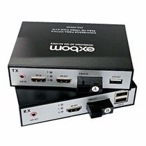 Extensor HDMI Fibra Óptica 20Km com KVM