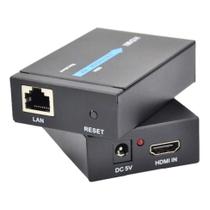 Extensor Hdmi Rj45 60m 60 Metros Adaptador Cabo Rede Cat 6 7