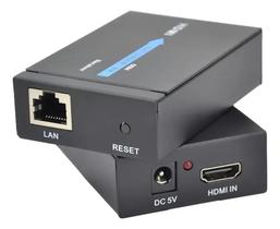Extensor HDMI RJ45 60m Adaptador Rede Cat 6 7