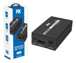 Extensor HDMI RJ45 60m Full HD 1080p com Adaptador de Rede CAT5 E 6