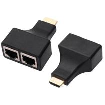 Extensor HDMI RJ45 Via Cabo de Rede Internet 2 Vias