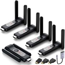 Extensor HDMI sem fio ANQIPUTECH 1TX 4RX alcance de 50 m