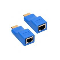 Extensor HDMI Transmissão 30 Metros Sinalização 1080p Alta Performance Cabo CAT-5e Extensor HDMI Transmissão 30 Metros Sinalização 1080p Alta Performance Cabo CAT-5e