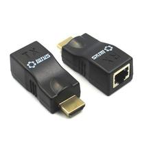 Extensor HDMI Via 1 Cabo de Rede Até 30mts sem Fonte