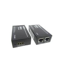 Extensor HDMI via 2 cabos de rede até 30 metros sem fonte