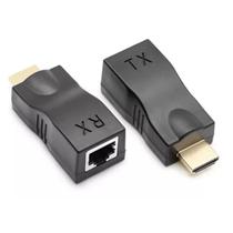 Extensor hdmi via rj45 cabo de rede 1080p 2k 4k