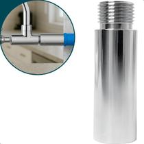 Extensor Longo 60mm Conexão ½ Pol Latão Cromado Sextavado Interno Alongador Para Instalações Hidráulicas Ponto Dagua Prolonga 60mm Extensor Longo 60mm Conexão ½ Pol Latão Cromado Sextavado Interno Alongador Para Instalações Hidráulicas Ponto Dagua Prolonga 60mm