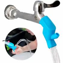 Extensor p/ torneira silicone azul clink Extensor p/ torneira silicone azul clink