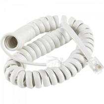 Extensor Para Telefone RJ11 4 Vias Espiral 2m Branco Storm - PCT / 10 Extensor Para Telefone RJ11 4 Vias Espiral 2m Branco Storm - PCT / 10