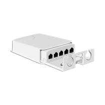 Extensor POE À Prova d'Água Para Exterior 5 Portas 1000Mbps VLAN 44-57V Para Câmera POE AP Sem Fio