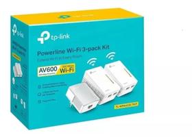 Extensor Powerline Av600 Tp-link Tl-wpa4220t Kit Triplo 4220 Cor Outro