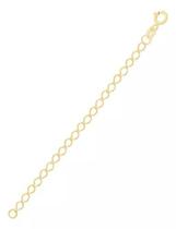 Extensor Prolongador De Corrente 6cm Em Ouro 18k