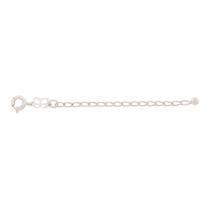 Extensor Rommanel Folheado Platina Fecho Redondo 7cm 331950 Extensor Rommanel Folheado Platina Fecho Redondo 7cm 331950