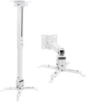 Extensor,Suporte,Pedestal Para Projetor,43-65 Cm,Teto,Branco