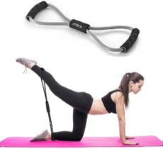 Extensor Toning Tube Formato De 8 Fitness Cinza/preto Atrio
