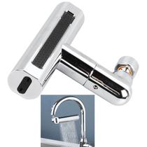 Extensor Torneira Arejador 4 Modos Cascata Cozinha Giratorio 360º Ajustavel Alta Pressao Jato Agua Anti Respingos Resistente Casa
