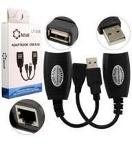 Extensor Usb Via Cabo de Rede ate 45Mts