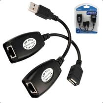 Extensor USB via Cabo de Rede RJ45 Knup HB-T88