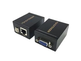 Extensor vga 60 metros via cabo de rede cat5e cat6