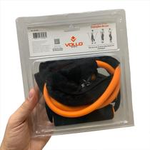 Extensor Vollo Sports Nível Médio Funcional Academia 11mm VP1064 Laranja e Preto