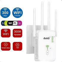 Extensor WiFi 4 Antenas Portátil Branco