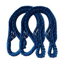 Extensores Cordas Azul Para Redes De Descanso Dormir 70 Cm Cada 01 Par