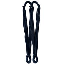 Extensores Cordas Para Redes De Descanso Dormir 70 Cm Cada 01 Par Preto