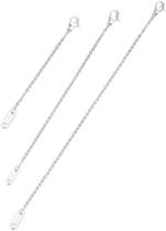 Extensores de Colar Altitude Boutique 5, 10, 15 cm Prata Extensores de Colar Altitude Boutique 5, 10, 15 cm Prata
