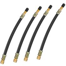 Extensores de haste de válvula Mellbree 4 unidades de extensão flexível de 21 cm Extensores de haste de válvula Mellbree 4 unidades de extensão flexível de 21 cm