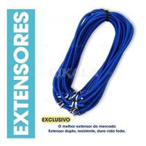 Extensores Duplos sem Gancho em metal Azul 20 unidades