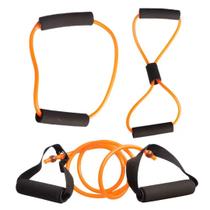 Extensores Elásticos Exercícios Fitness Kit C/3 Extensores Western Extensores Elásticos Exercícios Fitness Kit C/3 Extensores Western