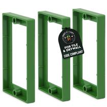 Extensores para caixa elétrica Mint Bucket 3/8" para 1 módulo, pacote com 3 Extensores para caixa elétrica Mint Bucket 3/8" para 1 módulo, pacote com 3