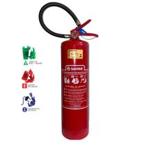 Extintor de Incêndio ABC 6 Kg , com Suporte e Placa de Sinalização