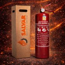 Extintor de Incêndio ABC 6 Kg , com Suporte e Placa de Sinalização - SALVAR