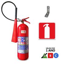 Extintor de Incêndio CO2 6 kg - Validade 1 Ano - Total