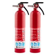 Extintor de incêndio First Alert HOME1 vermelho, pacote com 2