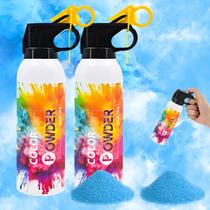 Extintor de incêndio Gender Reveal, pacote com 2 unidades, Blue Smoke Atmosphere Fog for Baby Reveal, sessão de fotos, adereços de vídeo, Stage Mister Foggers Blue Smoke, revelação de gênero, extintores para aniversário e festa de casamento