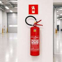 Extintor Pqs 6kg Abc Com Suporte Placa Extintor Pqs 6kg Abc Com Suporte Placa