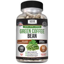 Extracto de Granos de Café Verde Kaya Naturals 180 Cápsulas Extracto de Granos de Café Verde Kaya Naturals 180 Cápsulas