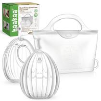 Extractor de Leche Haakaa 2-Pack 75ml de Silicona con Bolsa Esterilizadora Extractor de Leche Haakaa 2-Pack 75ml de Silicona con Bolsa Esterilizadora